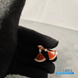 QC Bvlgari 18k Rose Gold Divas' Dream Earrings