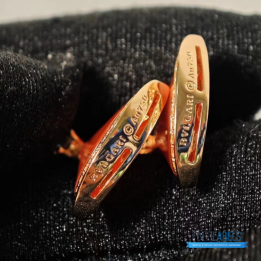 QC Bvlgari 18k Rose Gold Divas' Dream Earrings
