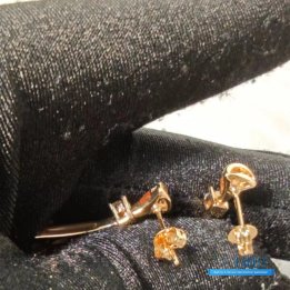 QC Bvlgari 18k Rose Gold Divas' Dream Earrings