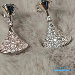 QC Bvlgari Divas' Dream Earrings in 18K White Gold