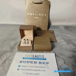 QC Bvlgari Divas' Dream Earrings in 18K White Gold