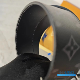 Louis Vuitton Monogram Eclipse Initiales Reversible Belt