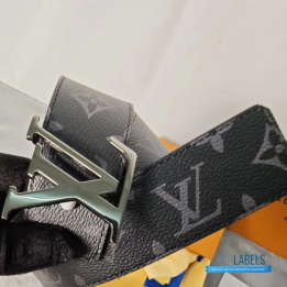 Louis Vuitton Monogram Eclipse Initiales Reversible Belt