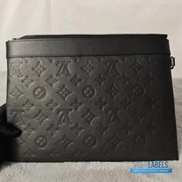 Louis Vuitton Pochette Voyage Monogram Shadow Calf Leather