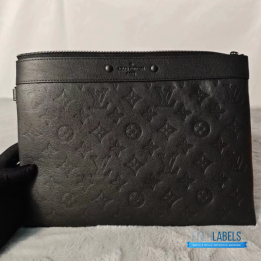 Louis Vuitton Pochette Voyage Monogram Shadow Calf Leather