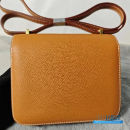 QC Hermès Constance Bag in Gold Epsom Leather