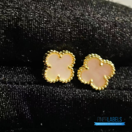 QC VCA Sweet Alhambra Earrings in 18K Yellow Gold