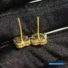 QC VCA Sweet Alhambra Earrings in 18K Yellow Gold