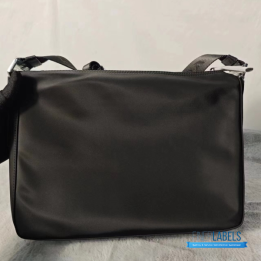 QC Prada Re-Nylon and Saffiano Leather Black Messenger Bag