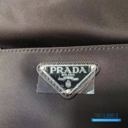 QC Prada Re-Nylon and Saffiano Leather Black Messenger Bag