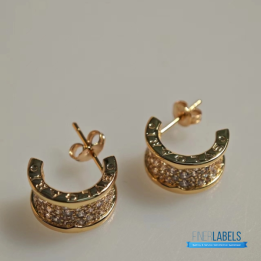 QC Bvlgari B.zero1 Hoop Earrings