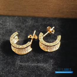 QC Bvlgari B.zero1 Hoop Earrings