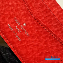 Louis Vuitton x Supreme Slender Wallet in Red
