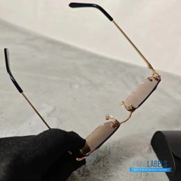 QC Cartier Rimless Sunglasses