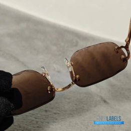 QC Cartier Rimless Sunglasses