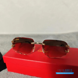 QC Cartier Rimless Sunglasses