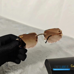 QC Cartier Rimless Sunglasses