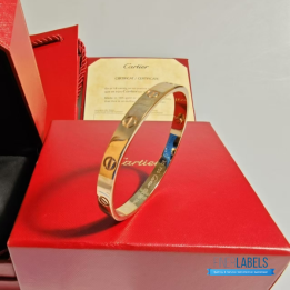 QC Cartier Love Bracelet in 18K Yellow Gold