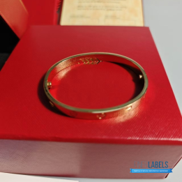 QC Cartier Love Bracelet in 18K Yellow Gold