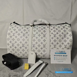 Louis Vuitton Keepall Bandoulière 50 White