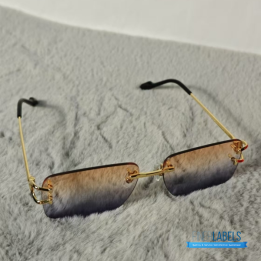 QC Cartier Rimless Sunglasses