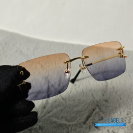 QC Cartier Rimless Sunglasses