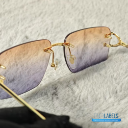 QC Cartier Rimless Sunglasses