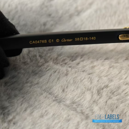 QC Cartier-Style Rimless Sunglasses