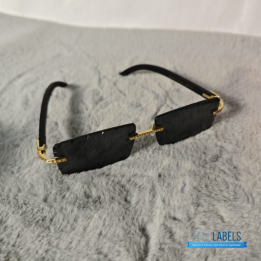 QC Cartier-Style Rimless Sunglasses