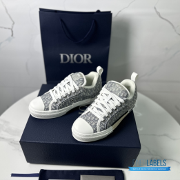 QC Christian Dior Oblique Jacquard B23 Low-Top Sneakers