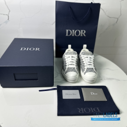 QC Christian Dior Oblique Jacquard B23 Low-Top Sneakers