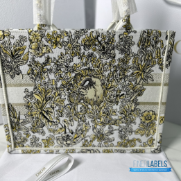 QC Christian Dior Book Tote Bag