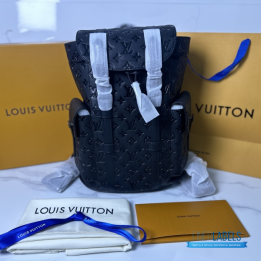 Louis Vuitton Black Taurillon Leather Christopher Backpack
