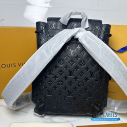 Louis Vuitton Black Taurillon Leather Christopher Backpack