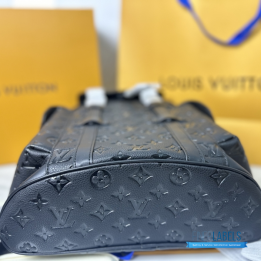 Louis Vuitton Black Taurillon Leather Christopher Backpack