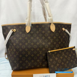 Louis Vuitton Neverfull Tote Bag Yellow