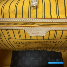 Louis Vuitton Neverfull Tote Bag Yellow
