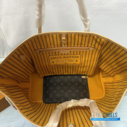 Louis Vuitton Neverfull Tote Bag Yellow