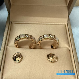 Bvlgari Serpenti Viper Hoop Earrings