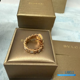 QC Bvlgari Serpenti Viper Rose Gold Ring