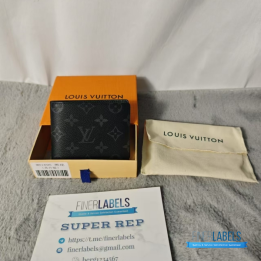QC Louis Vuitton Monogram Eclipse Slender Wallet