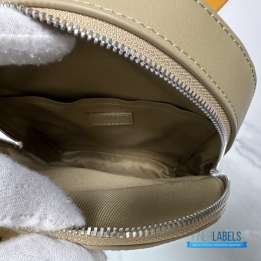 QC Louis Vuitton Takeoff Backpack in khaki Aerogram Leather