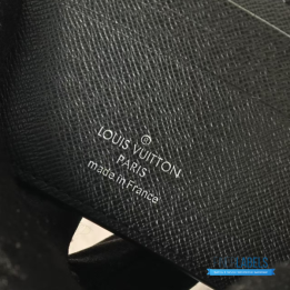 QC Louis Vuitton Slender Wallet in Monogram Eclipse Canvas