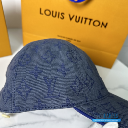 QC Louis Vuitton Blue Monogram Essential Cap