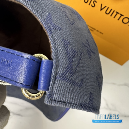 QC Louis Vuitton Blue Monogram Essential Cap
