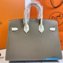 QC Hermès Birkin 25 Etoupe Togo Leather