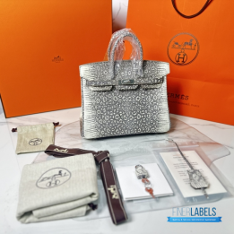 QC Hermes Birkin in Rare Ombre Lizard Leather
