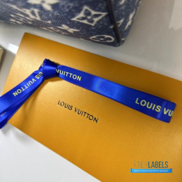 QC Louis Vuitton Monogram Jacquard Denim Speedy Bandouliere 25