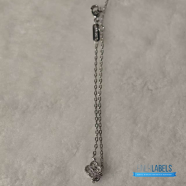 QC VCA 18K White Gold Diamond Sweet Alhambra Bracelet