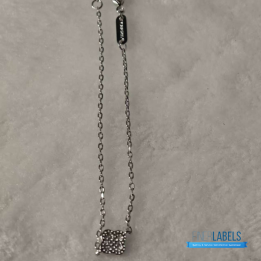 QC VCA 18K White Gold Diamond Sweet Alhambra Bracelet